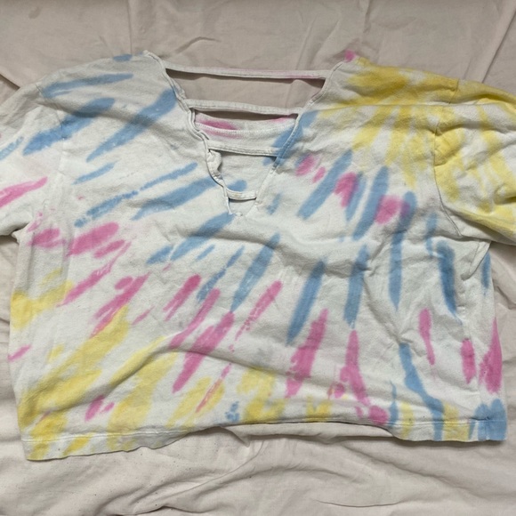 PINK tie dye croptop - Picture 2 of 3